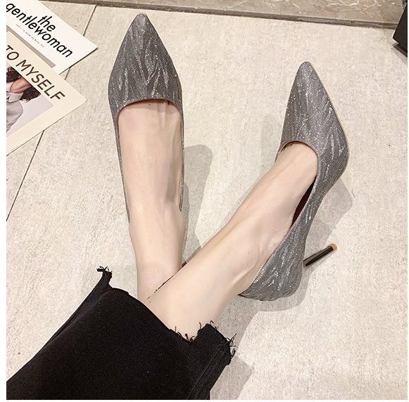 Low shoes fashion high-heeled shoes for women