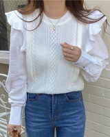 Wood ear sweater knitted tops