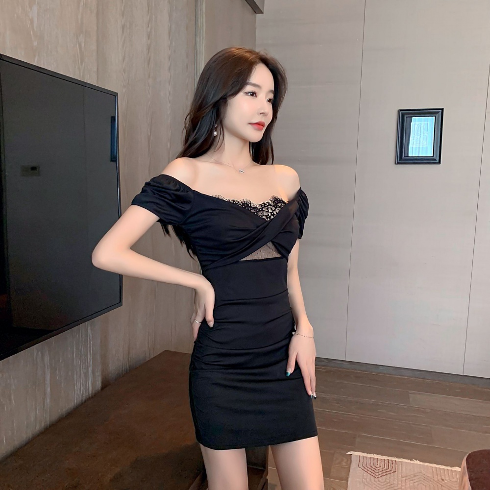 Package hip lace sexy dress