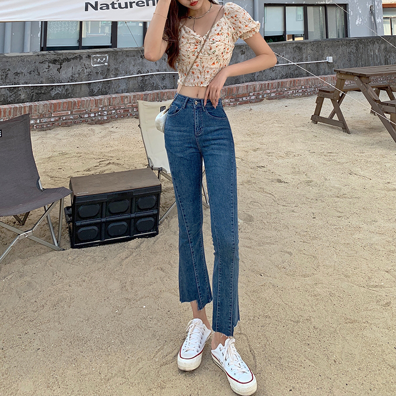 Large yard jeans Korean style pants