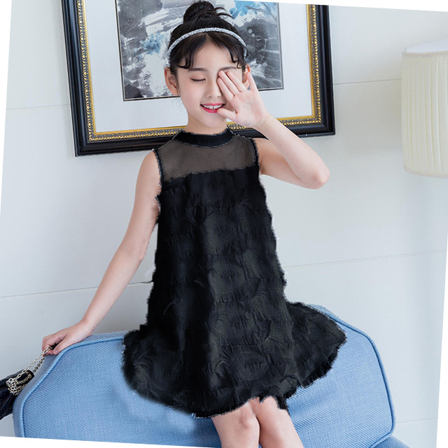 Lovely girl summer little girl Korean style child dress