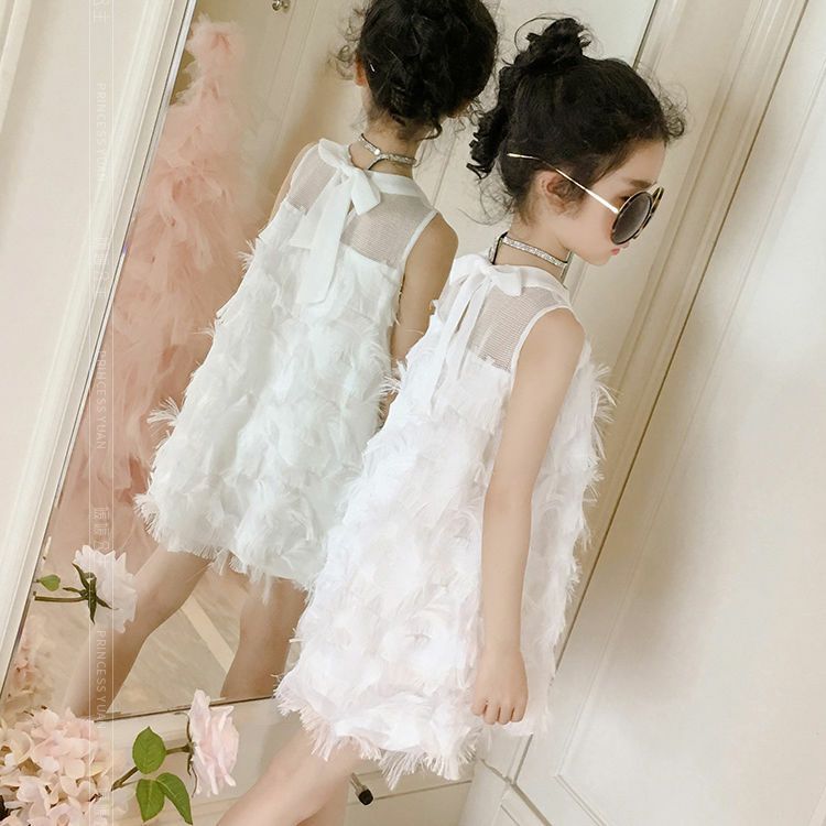 Lovely girl summer little girl Korean style child dress