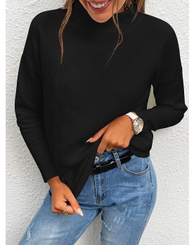 Pullover bottoming shirt stripe sweater