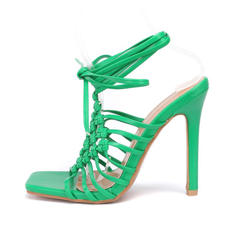 Spring and summer small high-heeled sandals for women