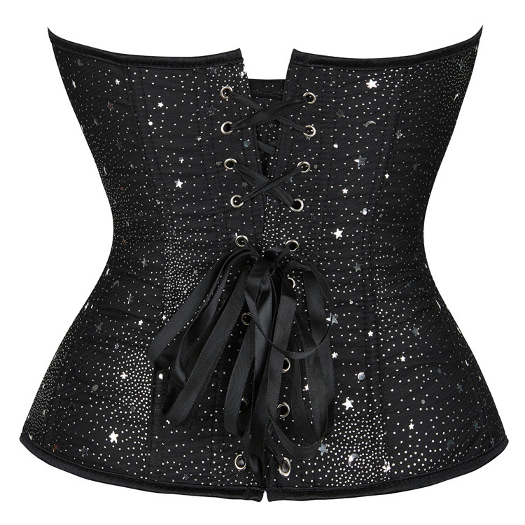 Gather breast care shapewear sexy starry sky corset