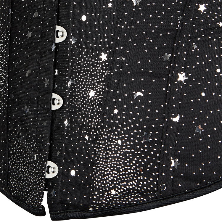 Gather breast care shapewear sexy starry sky corset
