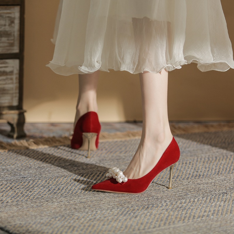 Banquet wedding shoes high-heeled shoes for women