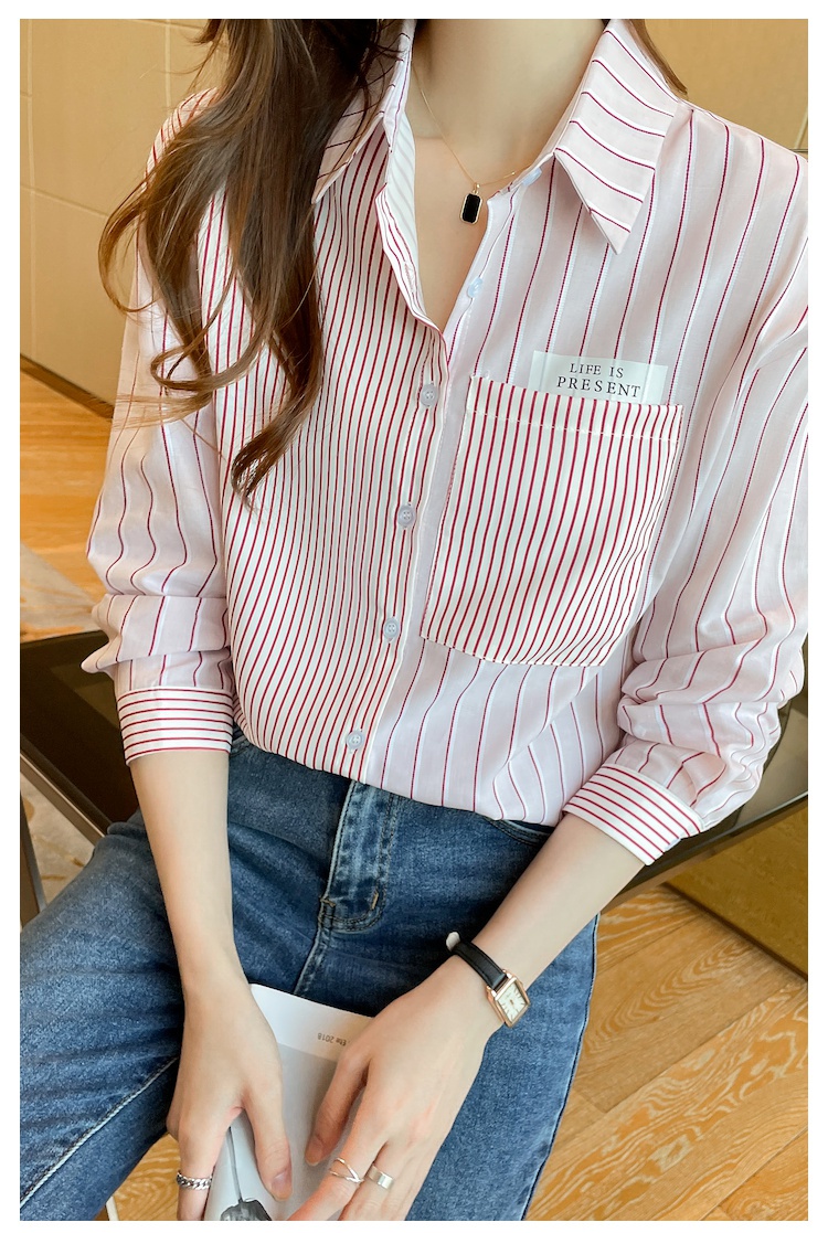 Unique spring shirt long sleeve tops for women