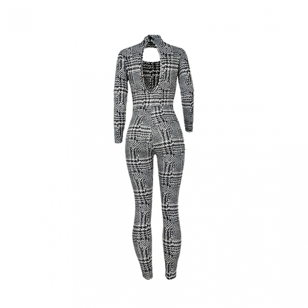 European style autumn and winter hollow jumpsuit for women