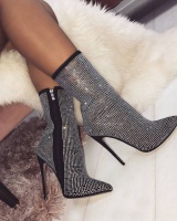 Autumn and winter boots rhinestone women's boots