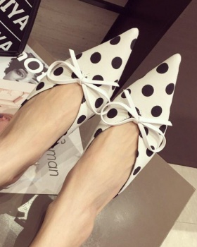 Bow European style spring and summer slippers for women