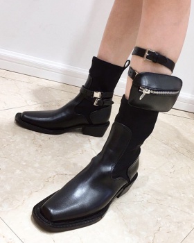All-match boots elasticity short boots for women