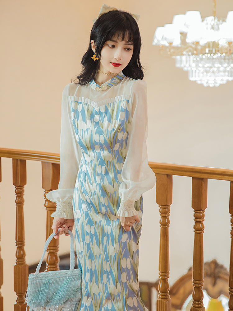 Spring dress maiden cheongsam