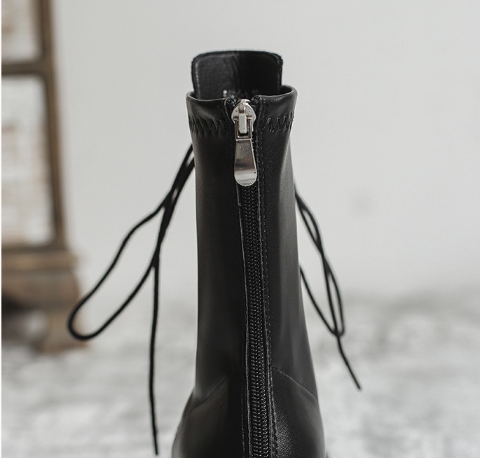 Thick crust frenum short boots spring and autumn boots