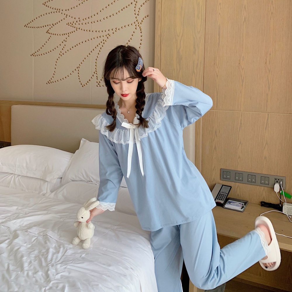 Pure Korean style lace lovely pajamas for women
