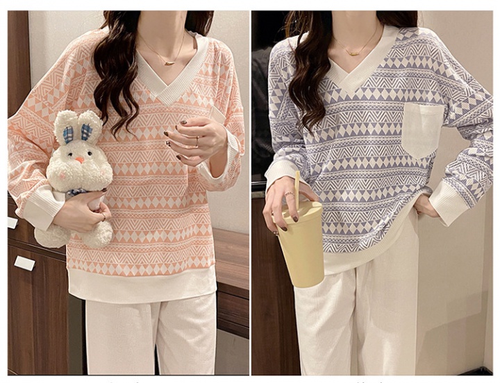 Long sleeve large yard pajamas for women