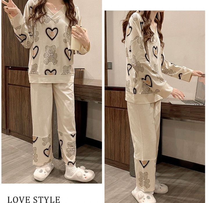 Autumn and winter pajamas for women