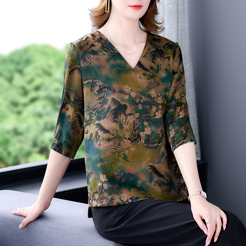 Loose tops spring and summer T-shirt for women