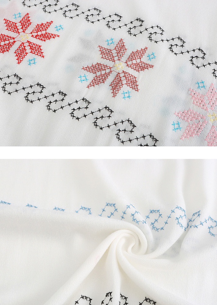 Long embroidery shirts