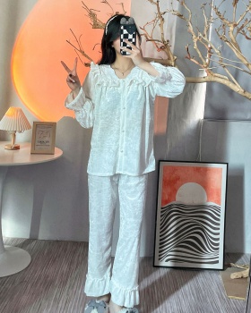 Autumn and winter spring and autumn pajamas a set for women