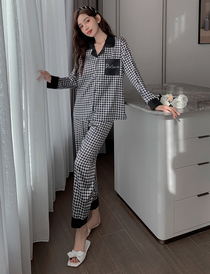Homewear pajamas large yard cardigan a set for women