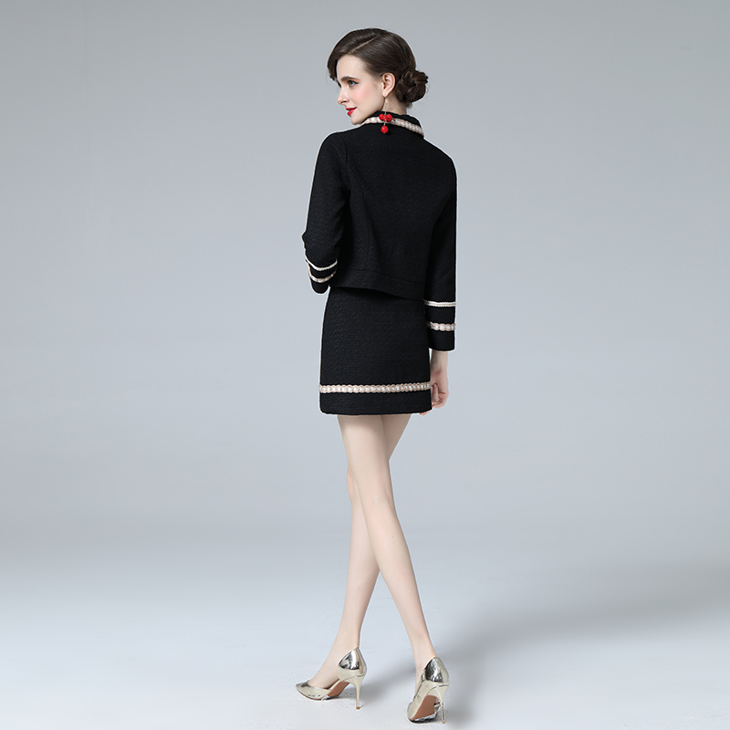 Temperament skirt fashion and elegant jacket 2pcs set