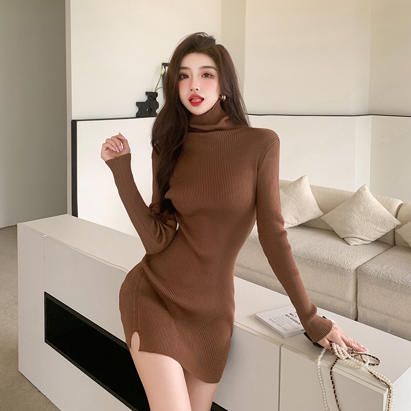 Bottoming autumn and winter dress inside the ride sweater