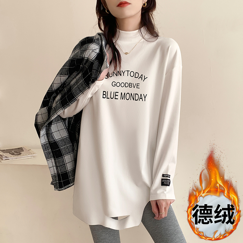 Western style tops bottoming shirt for women