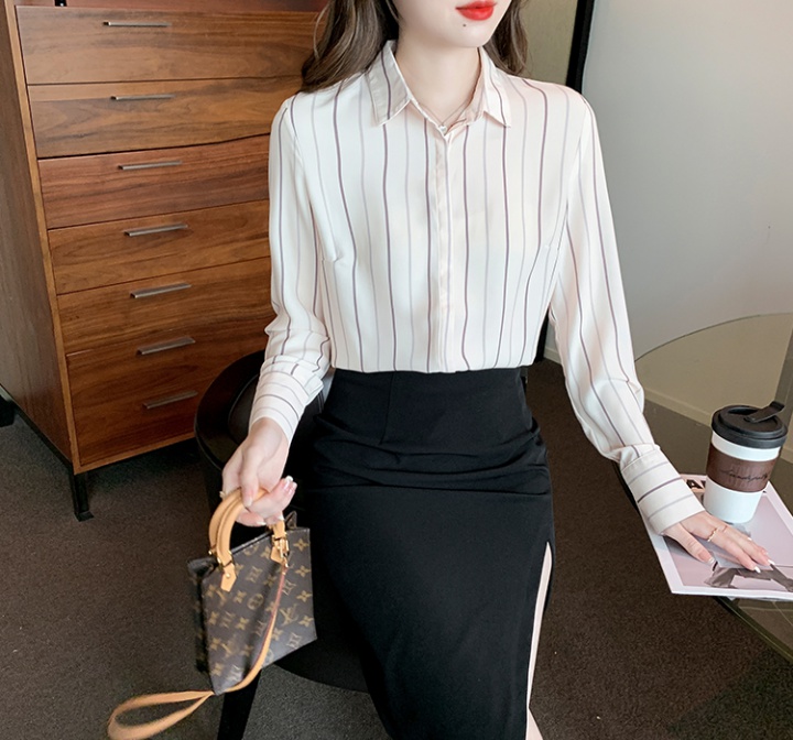 Profession fashion shirt Casual stripe tops for women