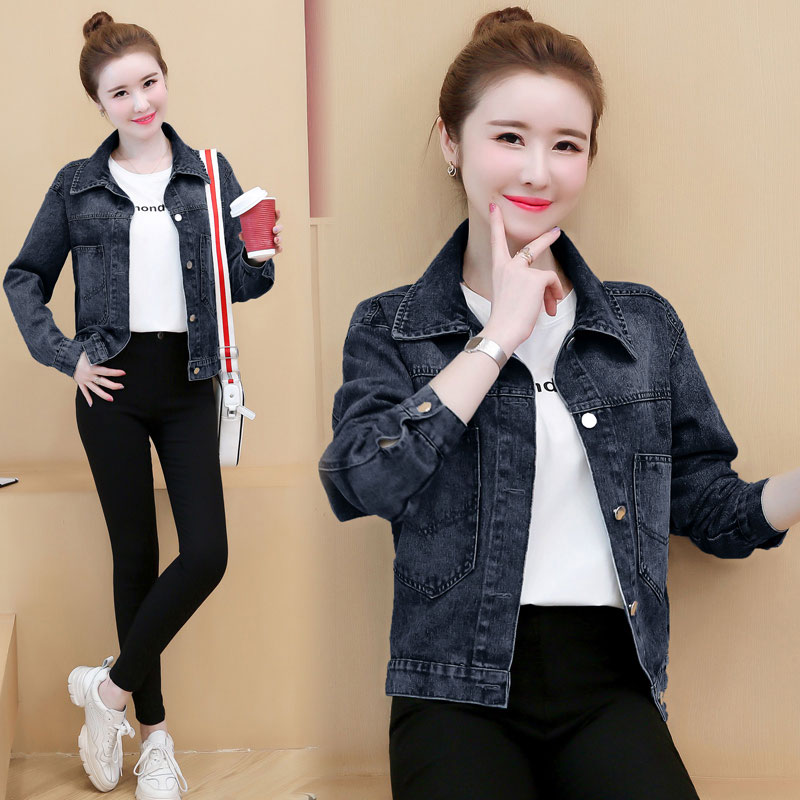 Korean style loose coat spring and autumn jacket for women