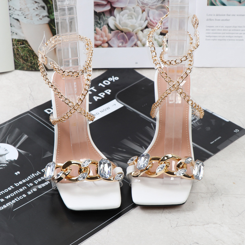 Fine-root sandals fashion high-heeled shoes for women