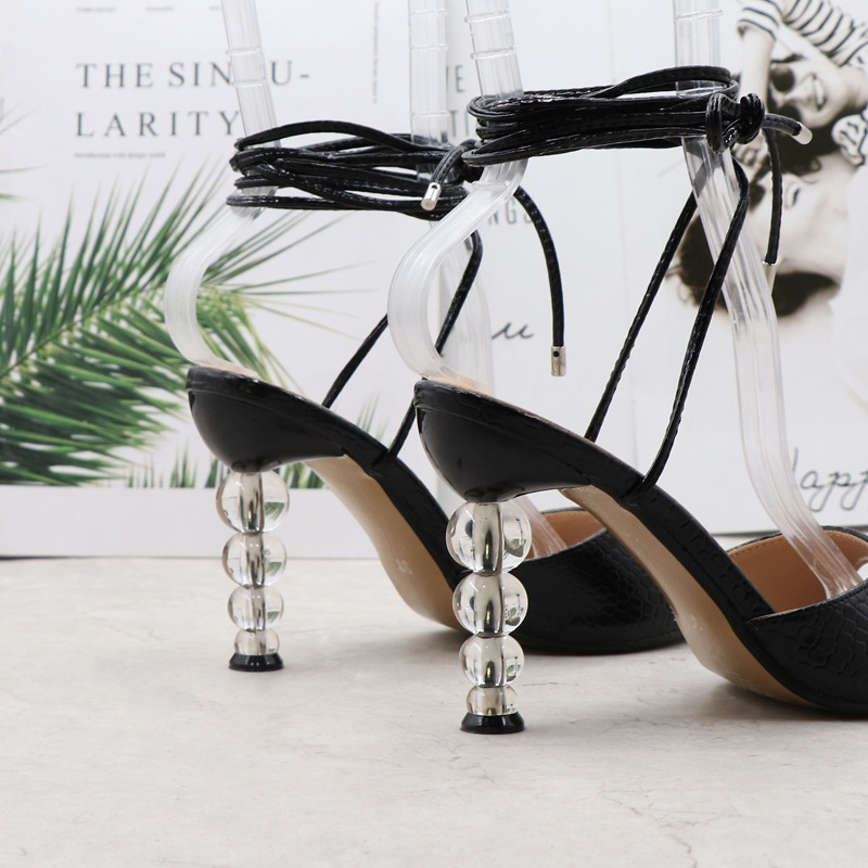 European style high-heeled shoes sexy sandals
