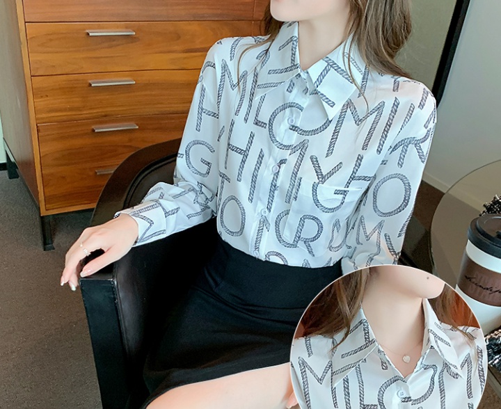 Fashion spring and autumn loose shirt for women