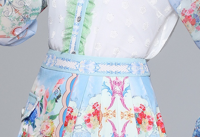 Spring short skirt fashion skirt 2pcs set for women