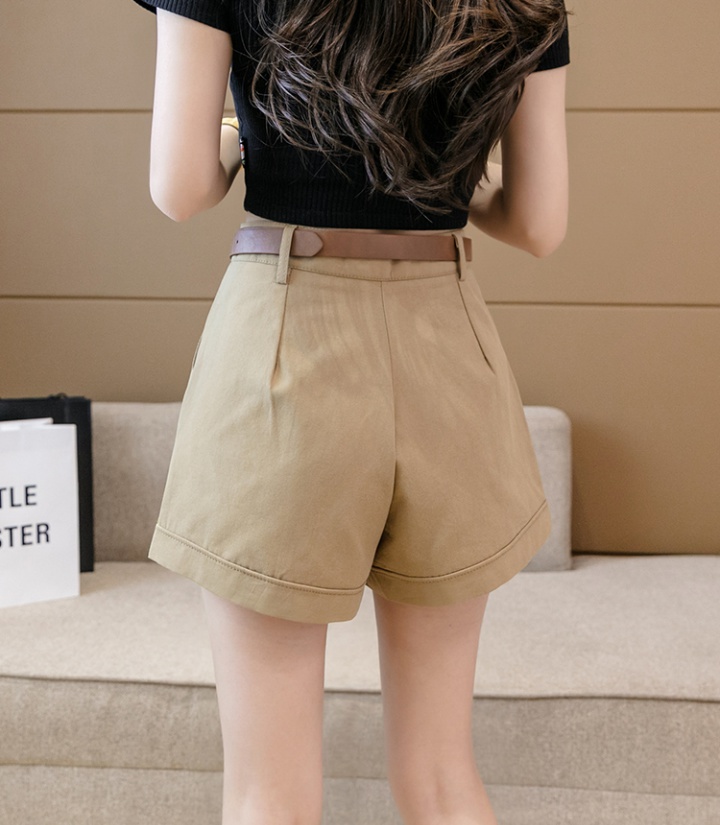 Wears outside high waist pants Casual spring shorts for women