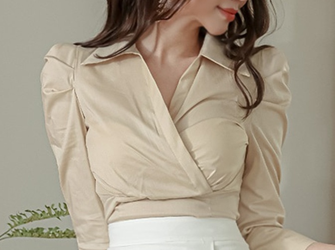 Korean style slim short skirt package hip tops 2pcs set