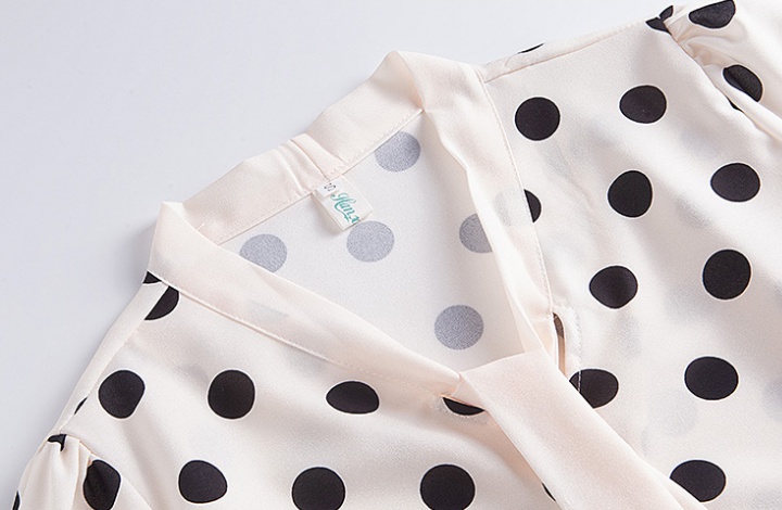Chiffon bow all-match commuting spring shirt for women