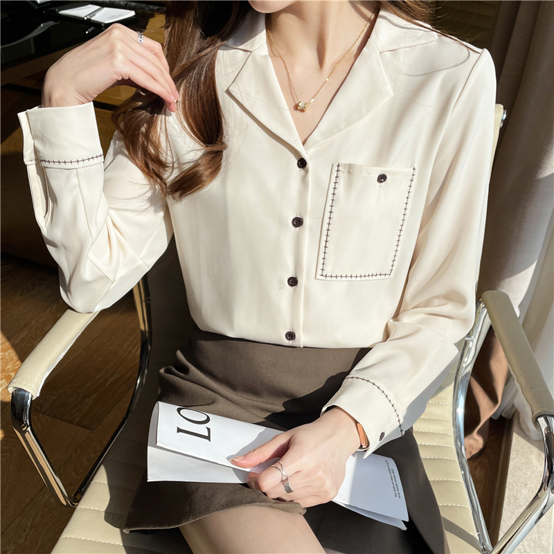 Spring and autumn Casual shirt profession business suit