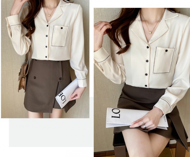 Spring and autumn Casual shirt profession business suit