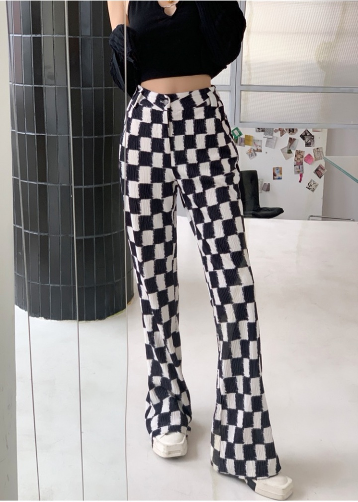 High waist slim casual pants mopping pants for women