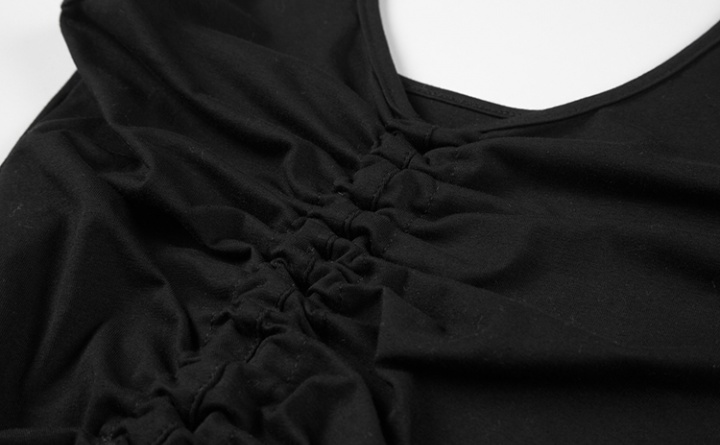 Halter black spring dress 2pcs set for women
