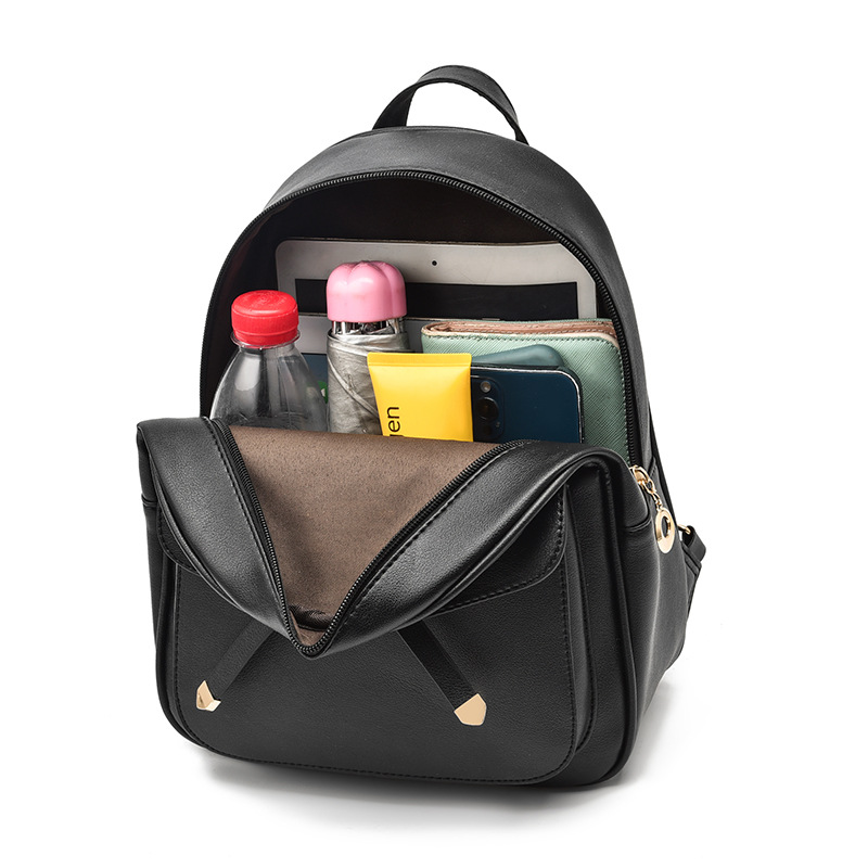 Bow backpack backpack 3pcs set for women