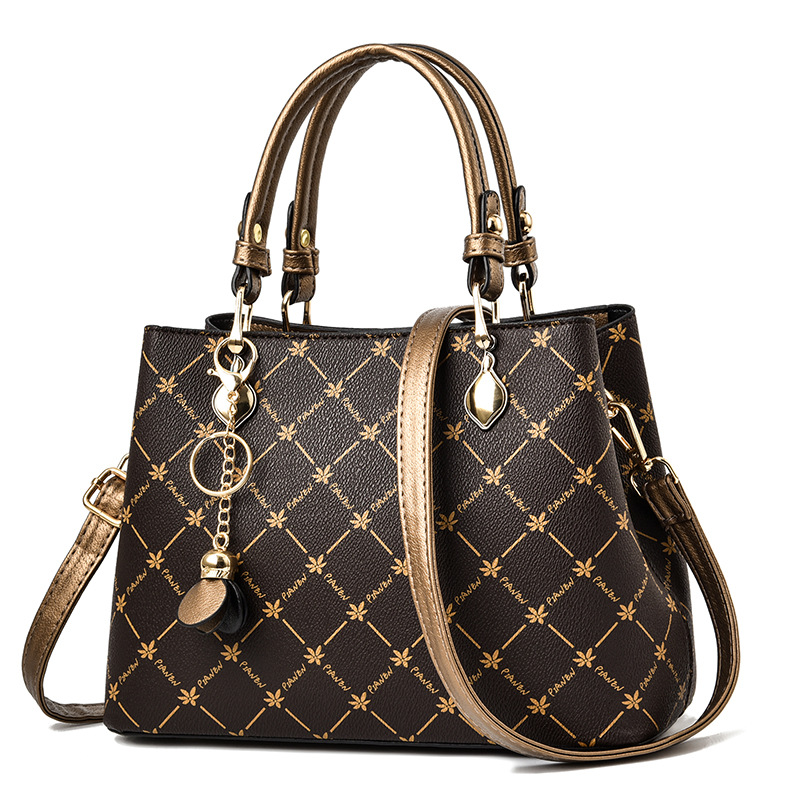 European style messenger bag middle-aged handbag for women