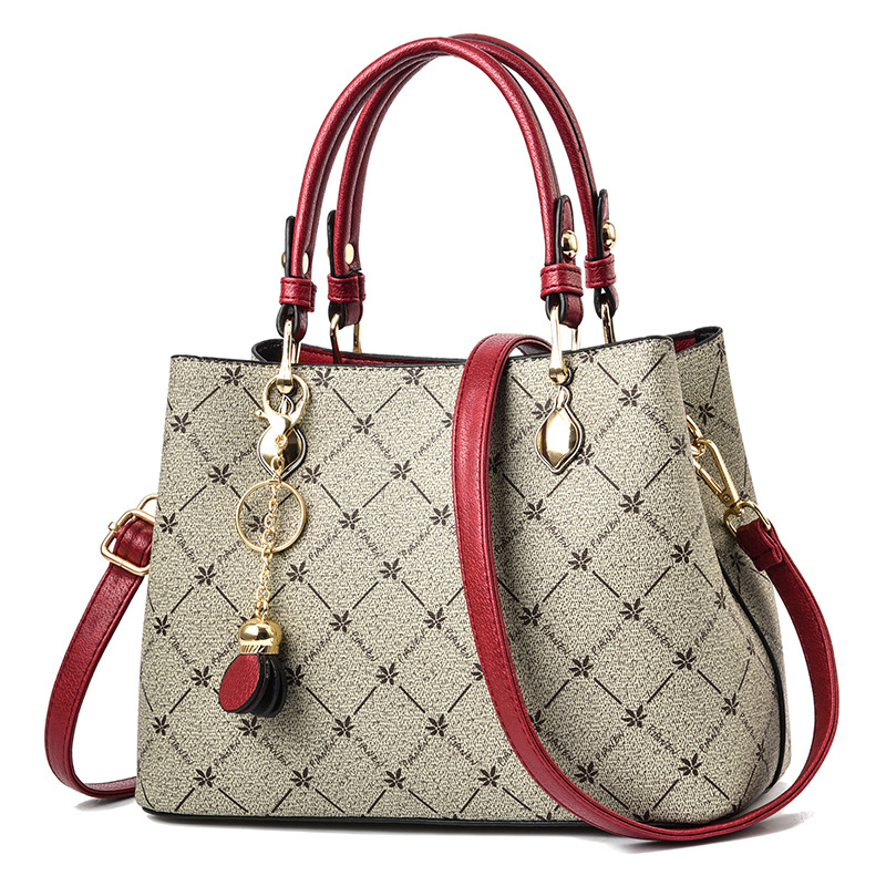 European style messenger bag middle-aged handbag for women