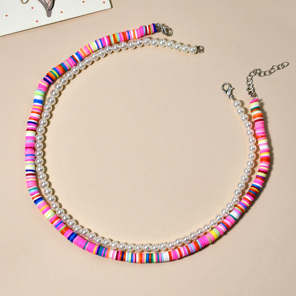 Vacation clavicle necklace colors necklace for women