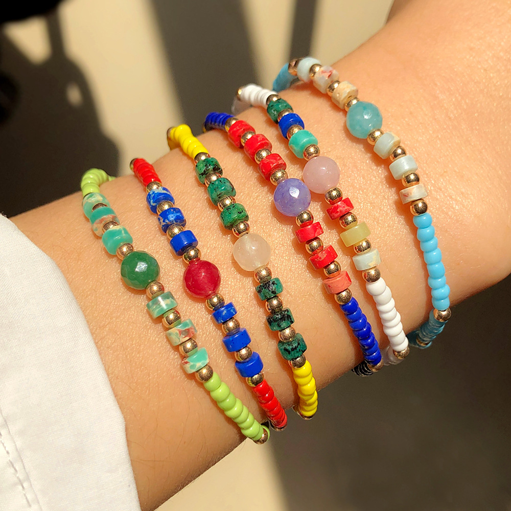 National style beads bracelets colors wristband