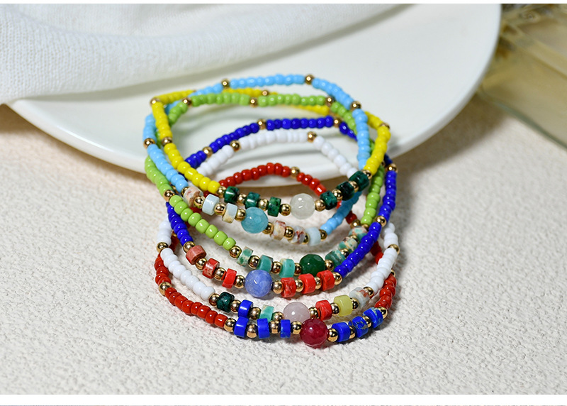 National style beads bracelets colors wristband