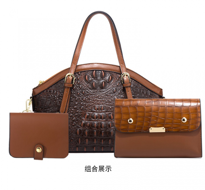 High capacity fashion handbag 3pcs set for women