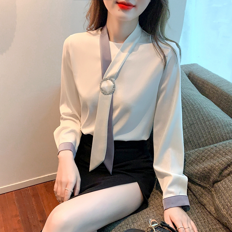Long sleeve pullover spring frenum shirt for women