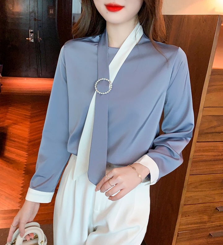 Long sleeve pullover spring frenum shirt for women